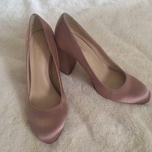 Nine West Satin Chunky Heels NWOB